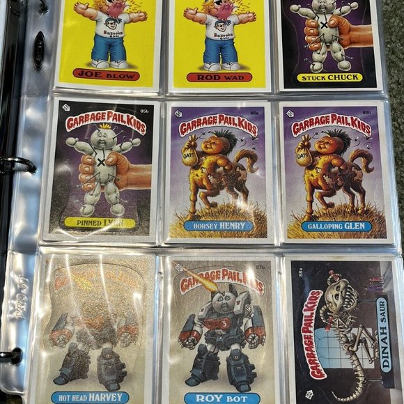 1986 GARBAGE PAIL KIDS OS3 Series 3 Complete Card Set W/ Album! 84 To 124 A&B! - Picture 2 of 10